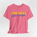 80's Music Like a Virgin Pop Cult Women's Funny T-Shirt - Charity Pink - XL amandafashionnyc